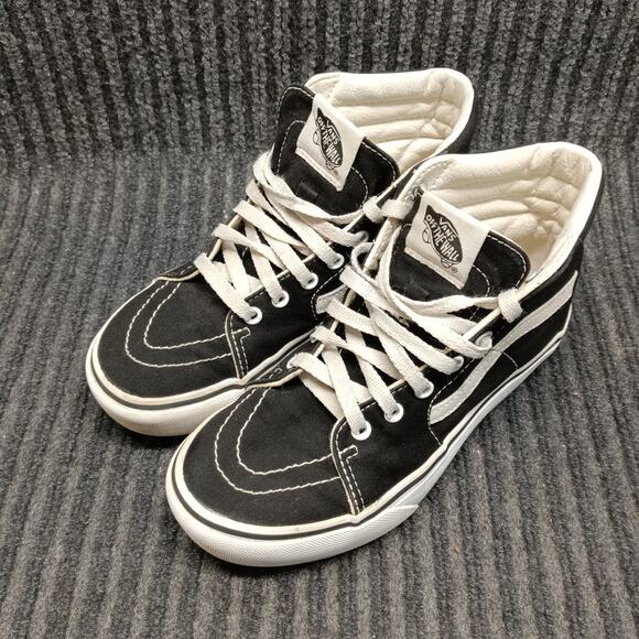 Vans Old Skool SK8 High Top Sneakers Kids 3 Black Skate Shoes - Picture 1 of 5
